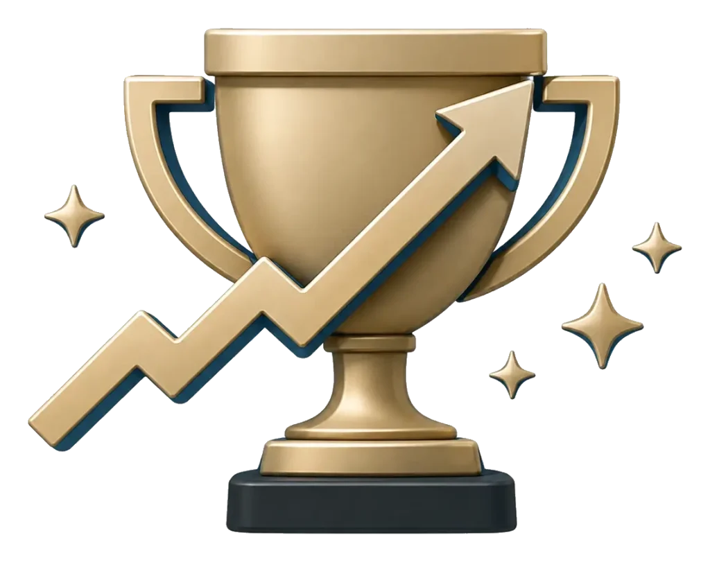 market dominance trophy transparent