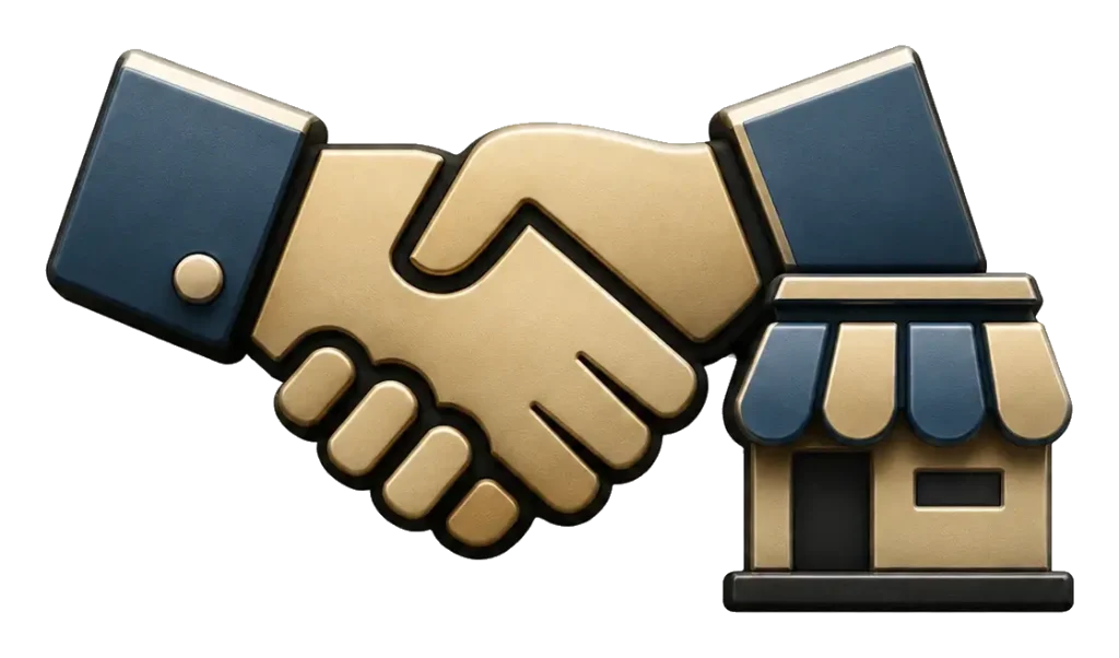 retail mastery handshake store transparent